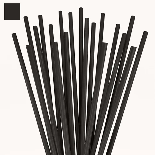 Vista 5 de Pajita Agitadora de Café de Plástico Desechable - Palito Agitador de Sorber de 5 Pulgadas (Negro, 1,000 unidades) Pajitas de café y pajitas