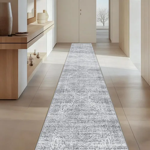 Vista 57 de Alfombra de pasillo lavables de 2 x 5, moderna alfombra abstracta para corredor, alfombra de pasillo de cocina ultrafina con respaldo