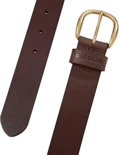 Vista 4 de Eddie Bauer Cinturones de cuero casuales para mujer con hebilla de metal duradera Cuero clásico - Marrón