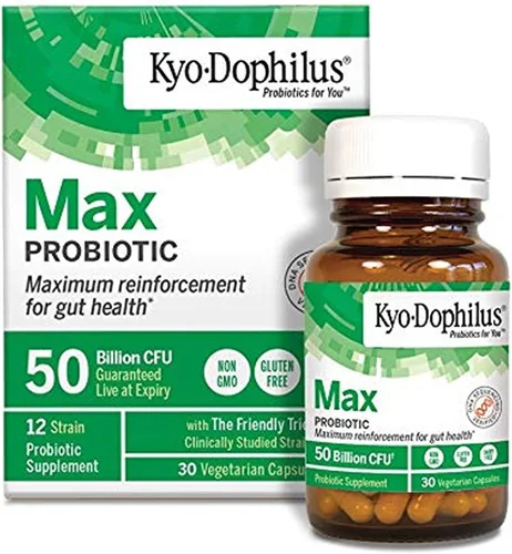 Vista 4 de Kyolic, probiótico Max Kyodophilus, 30