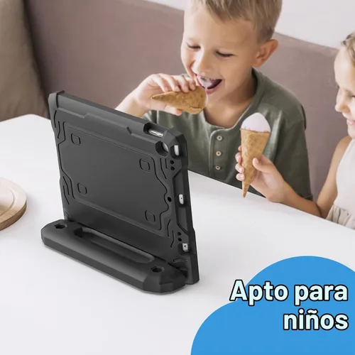 Vista 7 de JETech Funda infantil para iPad de 9ª/8ª/7ª generación de 10.2", color negro