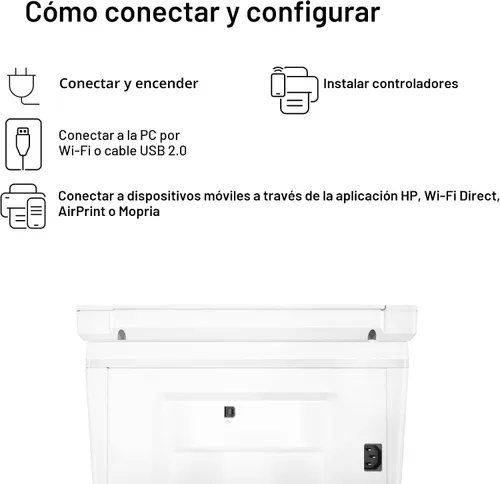 Vista 10 de HP Laserjet MFP M140w Impresora inalámbrica en blanco y negro, impresión, escaneo, copia, velocidades rápidas, fácil configuración, impresión móvil