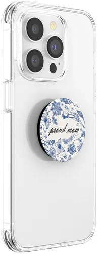 Vista 3 de PopSockets - Agarre para teléfono con soporte expandible, agarre adhesivo, mamá orgullosa
