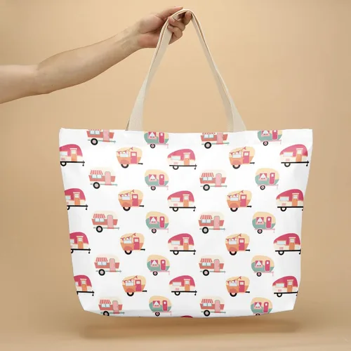 Vista 5 de 2 bolsas de maquillaje, bolsa de playa impermeable, para playa, piscina, viajes y campamento, para mujeres, mejor amiga, hermana Camper