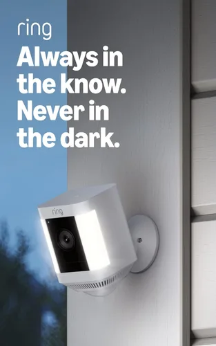Vista 9 de Cámara con luz de enfoque inalámbrica Ring Plus: seguridad para tu casa o negocio con video HD, comunicación bidireccional, visión nocturna a