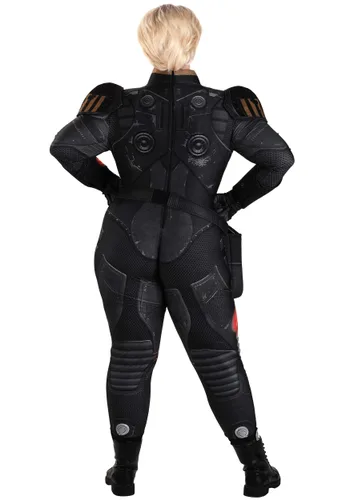 Vista 2 de Disfraz para mujer talla plus de Sargento Calhoun de Disney Wreck It Ralph Multicolor