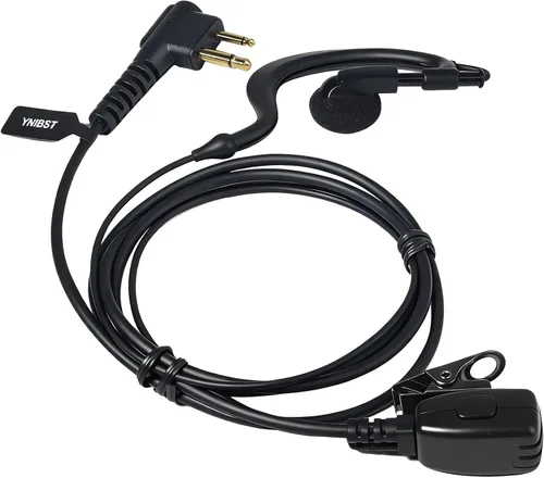 Vista 2 de Auricular Walkie Talkie en forma de G 2Pin con micrófono PTT