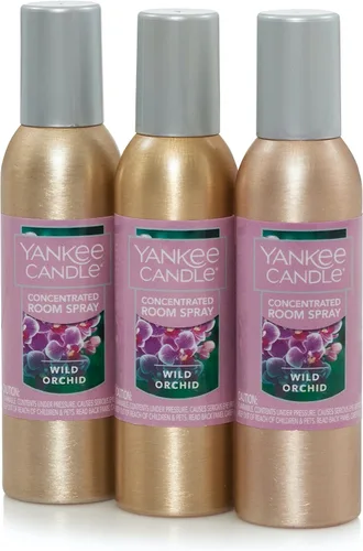 Vista 5 de Yankee Candle Ambientador Concentrado en Aerosol para Habitaciones, Eliminador de Olores para el Hogar, Baño, Canela Chispeante, 1.5 Oz