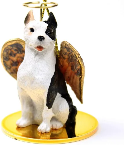 Vista 64 de Conversation Concepts Adorno navideño: Chihuahua, pelo largo 19-Dorado