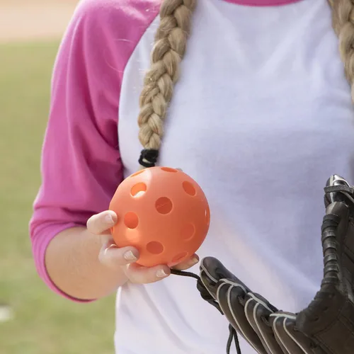 Vista 5 de Champion Sports 12" Hollow Plastic Softball Set - Practice Softballs - Regulation Size Balls - Fun for All Ages