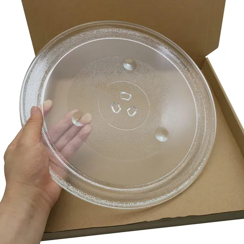 Vista 5 de Reemplazo de placa giratoria de vidrio para microondas de 12,5 "para GE WB39X10002 WB39X10003 EMO2000C01BB JES1238WH001 JVM1410BC001...etc