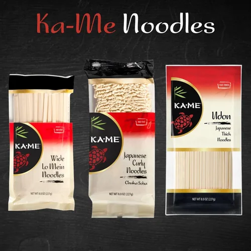 Vista 4 de Ka-Me Fideos Ramen Japoneses Paquete de 72 - Fideos Ramen Rizos Chuka Soba a granel para deliciosas y auténticas comidas rápidas