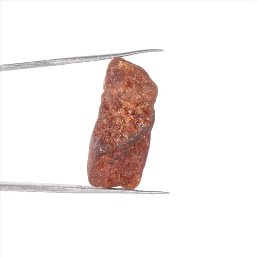 Vista 3 de GEMHUB 33.4 CT sin tratar sin tratar granate áspero certificado sin cortar cristal curativo natural rojo granate gema