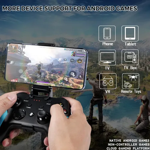 Vista 3 de Wuzcon Wireless Controller for iPhoneAndroidWindows PS3,4 Steam DeckSwitch, Bluetooth Mobile Gaming Controller Gamepad for XBox Cloud Gaming and PS