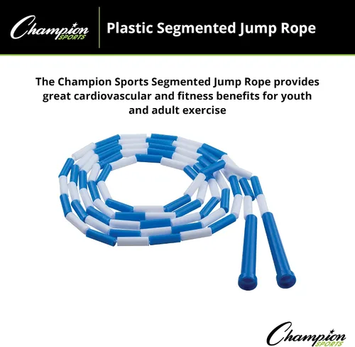 Vista 3 de Champion Sports Plastic Segmented Jump Rope