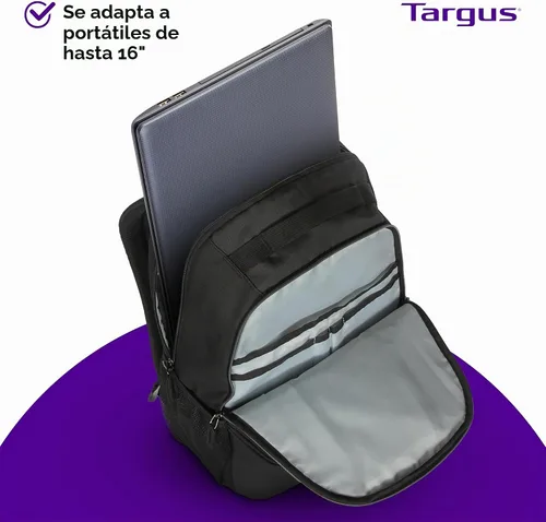 Vista 4 de Targus Mochila para portátil de 16 pulgadas Ascend Negro