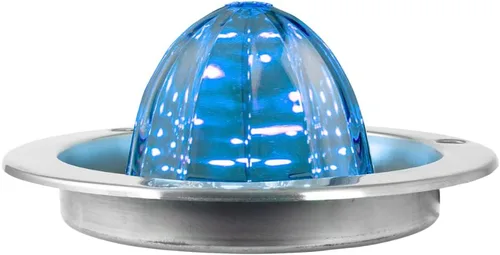 Vista 9 de GG Grand General 81910 - Luz LED de 18 luces clásica de sandía ámbar/ámbar con bisel de montaje de brida de acero inoxidable