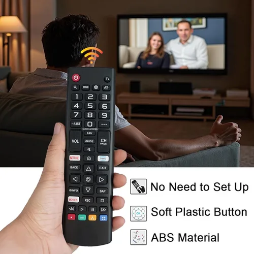Vista 2 de Mando a distancia de repuesto compatible con LG TV 43UM6950DUB 49UM6950DUB 55UM6950DUB 60UM6900PUA 60UM6950DUB 65UM6950DUB 75UM8070PUA