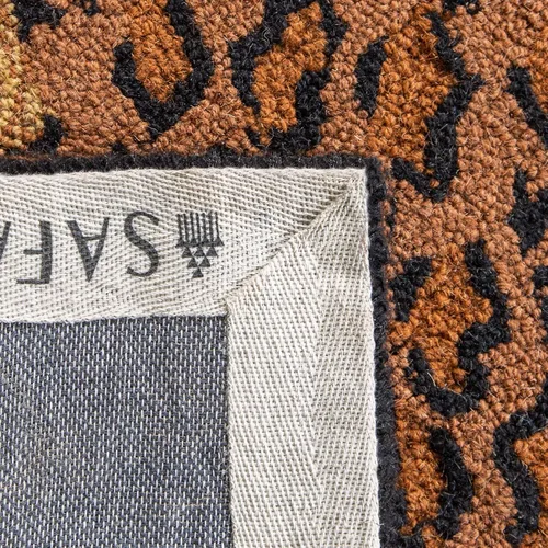 Vista 10 de SAFAVIEH Chelsea Collection - Alfombra decorativa de 1 pies 8 pulgadas x 2 pies 6 pulgadas, marfil y azul, lana de campo francesa enganchada a mano