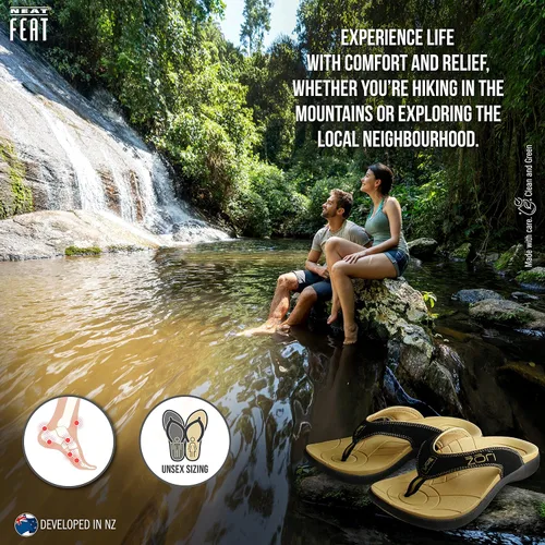 Vista 6 de Neat Feat Women's Zori Sport Orthotic Slip-on Sandals Flip-Flop