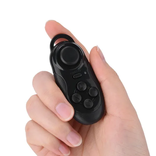 Vista 4 de Remote Control, Mini Bluetooth Remote Gamepad Console Handle Game Controller Joystick Selfie Timer Remote Controller