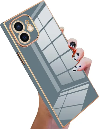 Vista 80 de KANGHAR Funda compatible con iPhone 12 de lujo con bonito diseño galvanizado, carcasa de cuerpo completo, antiarañazos, a prueba de golpes, funda