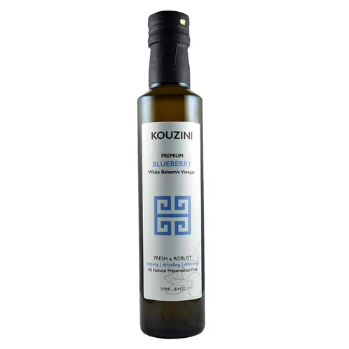 Vista 12 de Kouzini Vinagre balsámico de lima jalapeño blanco ultra premium, aderezo italiano dulce y grueso para ensalada, vinagre orgánico de módena - 8.5 fl