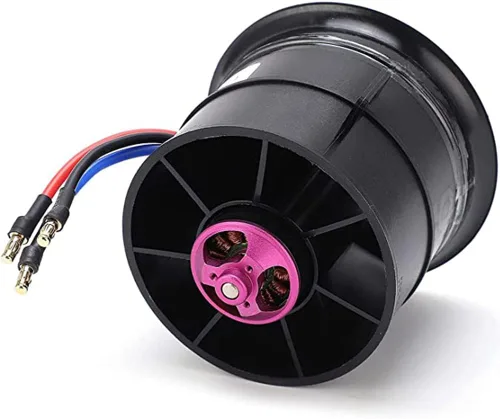 Vista 6 de Powerfun EDF 2.756 in 11 cuchillas conducido ventilador sin motor para EDF 4S 6S RC Jet Avión