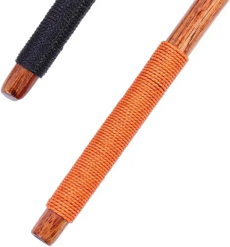 Vista 4 de Cucharas de madera 4PCS Cucharas de madera estilo chino Durable Cuchara de mango largo Cuchara de madera de arroz Sopa de postre Cuchara de postre