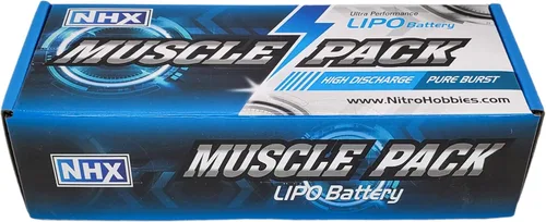 Vista 4 de NHX Muscle Pack 2S 7.4V 5200mAh 50C Hard Case LiPo Batería w/EC5 Conector