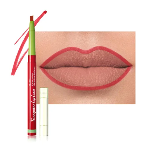 Vista 8 de evpct Lápiz labial mate aterciopelado rojo rubí para mujeres mayores, de larga duración, cremoso y sedoso, de larga duración, impermeable, a prueba