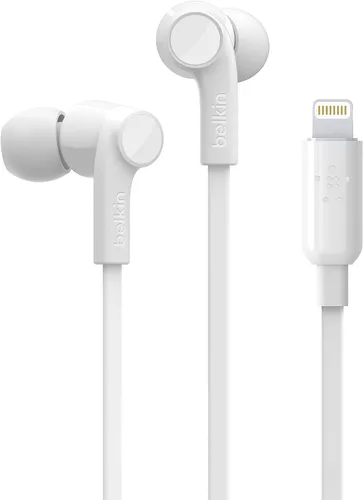 Vista 12 de Belkin SoundForm - Auriculares con cable con conector USB-C, auriculares intrauditivos con micrófono, auriculares USB-C para iPhone 17, iPhone 16