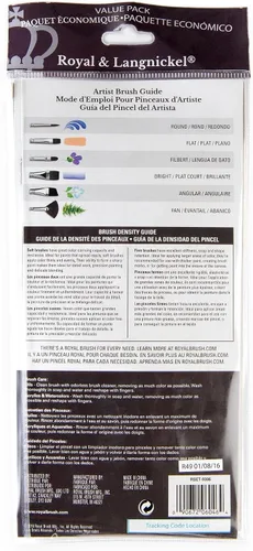 Vista 8 de Royal Brush Manufacturing - Royal & Langnickel - 12 pinceles en bolsa de vinilo Zip N' Close.
