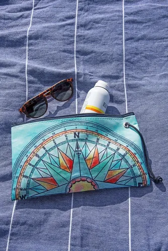 Vista 3 de Sea Bags Pañuelo reciclado multicolor True North - Pulsera grande