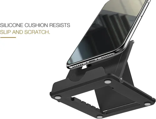 Vista 5 de MoKo Soporte para teléfono/tableta, soporte plegable para tableta compatible con iPhone 17/17 Air/17 Pro/17 Pro Max, iPhone 16/Pro/Pro Max/Plus