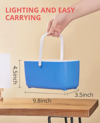 Vista 4 de GAMENOTE Limpiador de Pinceles de Pintura - Soporte de Pinceles con Paleta y Asa, Enjuagador para Pinturas Acrílicas, de Acuarela y a Base de Agua
