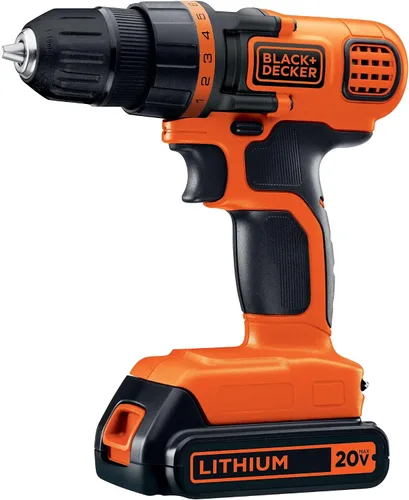 Vista 2 de [Usado] Black & Decker LDX120C taladro/propulsor por iones de litio sin cable 20-volt MÁX.