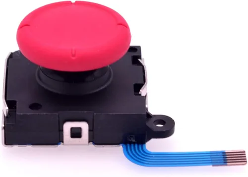 Vista 2 de Deal4GO Módulo de botón 3D de repuesto para Nintendo Switch Lite o Switch Joy-con Controller Rojo (Zacian y Zamazenta Edition)