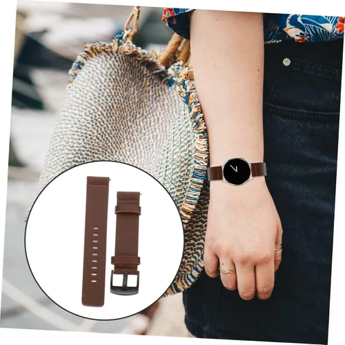 Vista 6 de AOKWAWALIY leather strap universal watch strap watchbands for mens watches Strap for Watch Wristwatch Watch Band 18mm watch correa para hombre Watch