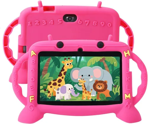 Vista 9 de Tableta para niños 7 pulgadas Tablet para niños 3-10 Android 11, 3GB +32GB ROM (azul) Todler tablet android 11