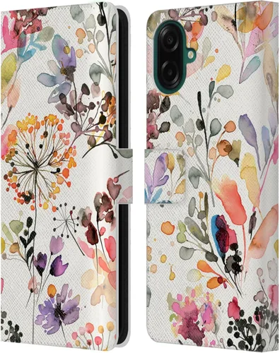 Vista 69 de Head Case Designs Officially Licensed Ninola Beige Wild Grasses Leather Wallet Case Compatible with Samsung Galaxy A07 4G
