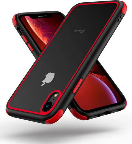 Vista 55 de Mobnano Funda transparente para iPhone 11, con protección multicolor a prueba de golpes, no amarillenta, anti arañazos, parte trasera