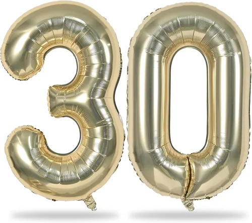 Vista 66 de Globos negros del número 10 para decoraciones de cumpleaños número 10, globos de helio de mylar de lámina de 40 pulgadas negros del número 1 & 0