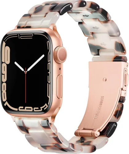 Vista 22 de Compatible con Apple Watch Band de 1.614 in, 1.575 in, 1.496 in o 1.929 in, 1.772 in, 1.732 in, 1.654 in, correa de repuesto de resina ligera
