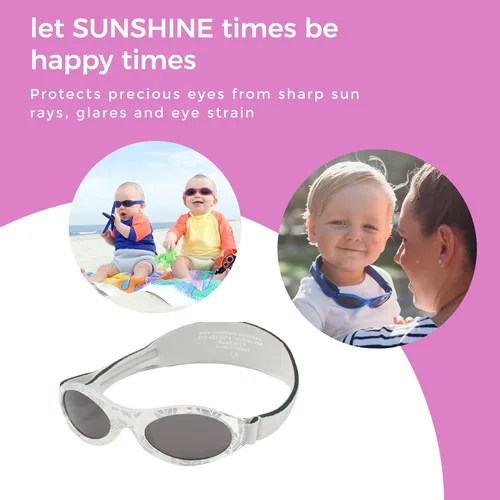 Vista 3 de Kidz Banz Aventura anteojos de sol, Blanco