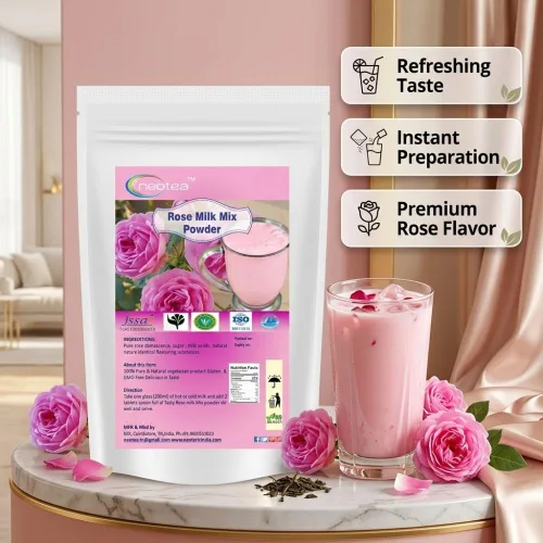 Vista 5 de Neotea Mezcla de leche rosa en polvo (2.2 lbs)