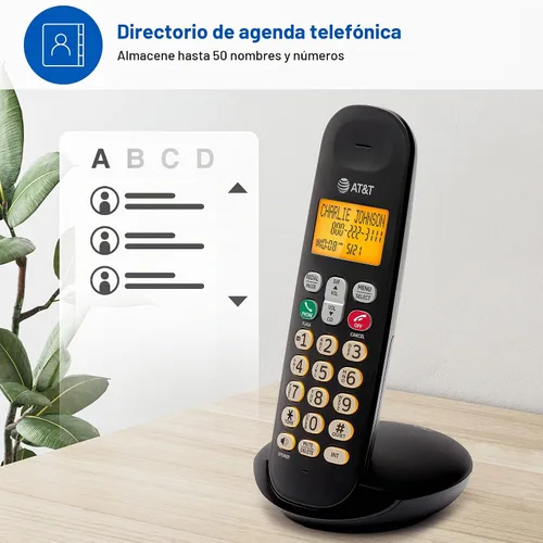 Vista 8 de AT&T Teléfono inalámbrico EL1101 DECT 6.0