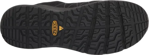 Vista 4 de KEEN Utility Zapatillas de trabajo industriales Vista Energy Shift de baja altura con punta compuesta ESD para hombre, NegroNegro, 11 Wide
