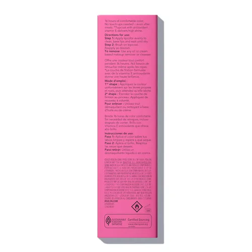 Vista 8 de Revlon Lápiz Labial Líquido con Brillo Labial Transparente, ColorStay Overtime, Regalo para Mujeres, 080 Keep Blushing, 2 ml