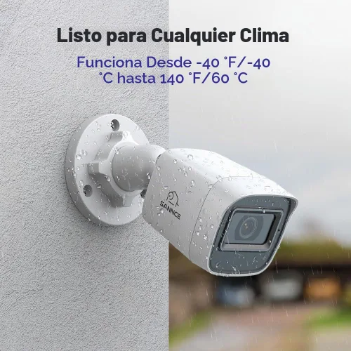 Vista 6 de SANNCE - Cámara bala TVI de 2 MP 1080P, visión nocturna de 100 pies